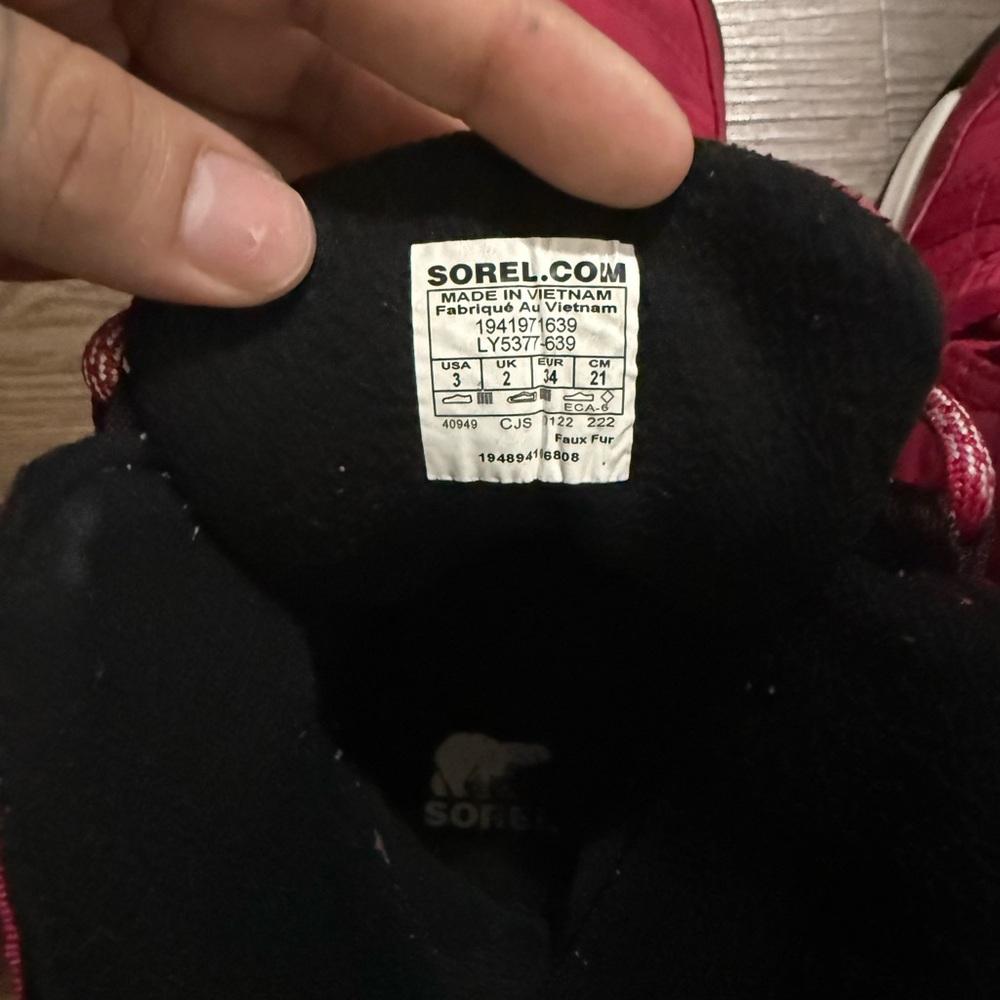 Sorel Kids' Boots - Bright pink and Black - Picture 5 of 6